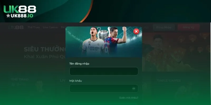 Quy trình đăng nhập đơn giản ngay khi đăng ký hoàn tất